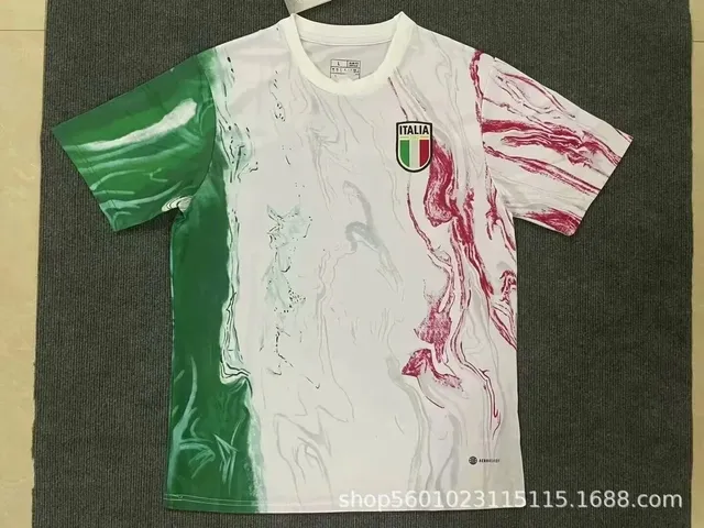 Adidas Italy National Team Jersey Marble Print