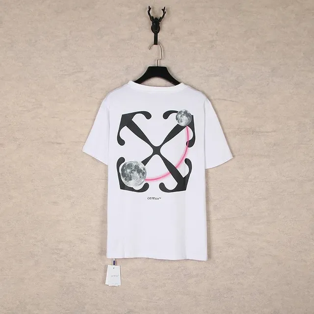 Off-White Graphic T-Shirt Moon Print