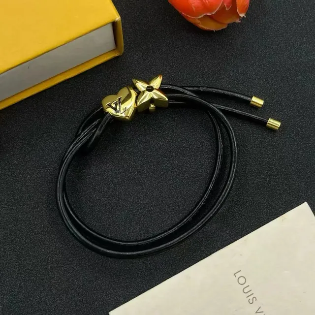Louis Vuitton Leather Cord Bracelet