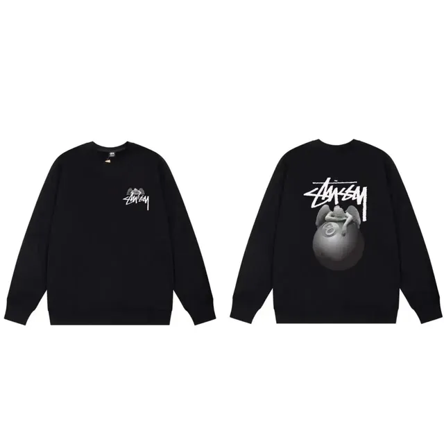Stüssy Crewneck Sweatshirt 8-Ball Angel