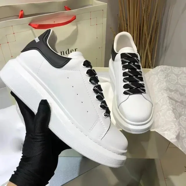 Alexander McQueen Oversized Sneaker White Black