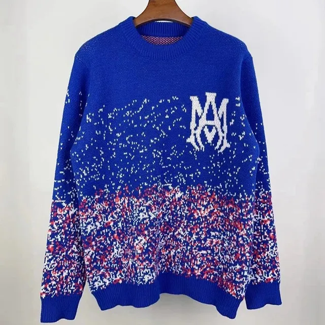 Amiri Knit Sweater Splatter Print