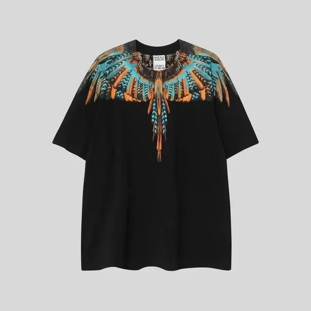 Marcelo Burlon Wings T-Shirt Feather Print