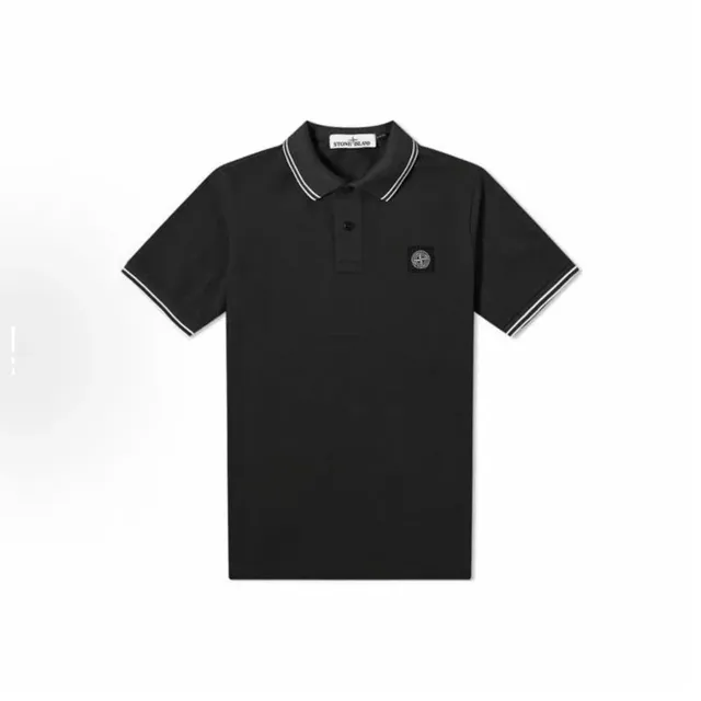 Stone Island Polo Shirt Contrast Trim