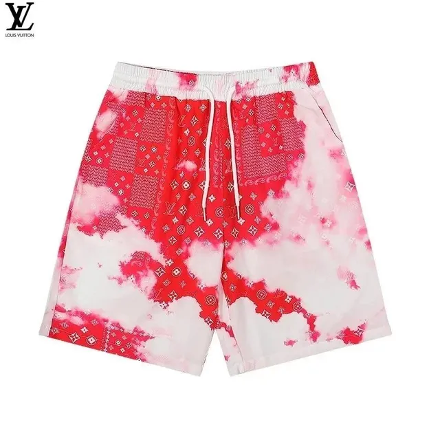 Louis Vuitton Bandana Print Shorts Tie-Dye Monogram
