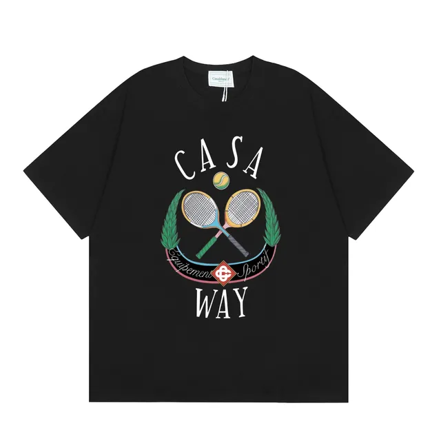 Casablanca T-Shirt Casa Way Tennis Graphic