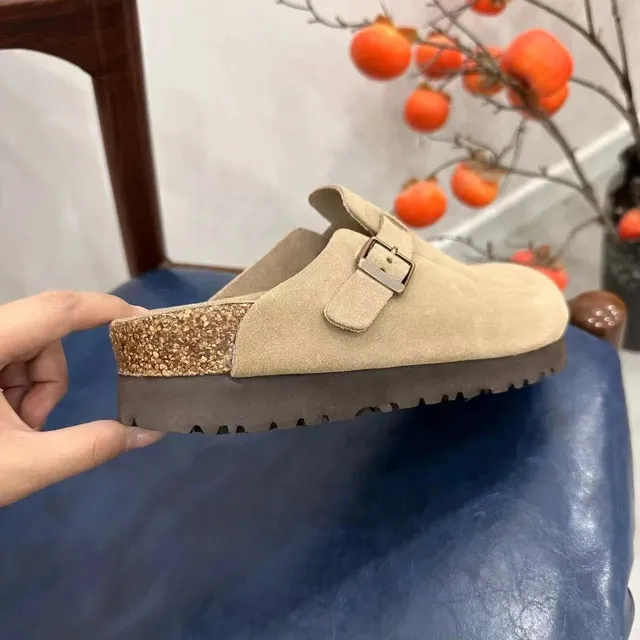 厚底5CM沙色