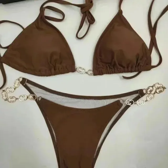 Gucci Triangle Bikini Set