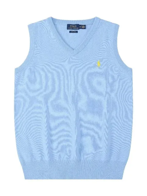 Polo Ralph Lauren V-Neck Sweater Vest Light Blue