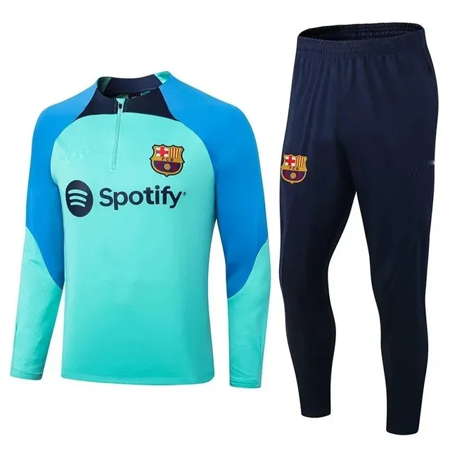 FC Barcelona Training Set Spotify Sponsorship