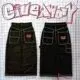 Corteiz Denim Skirt CRTZ Logo Patch