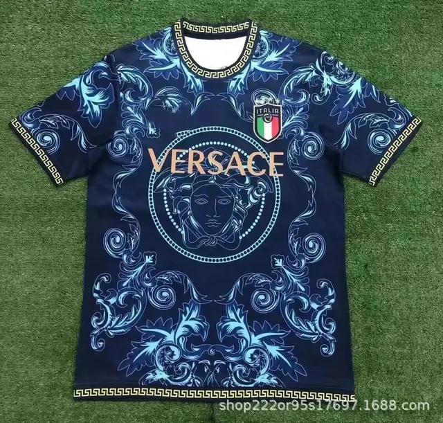 Versace Medusa Graphic Tee Baroque Print
