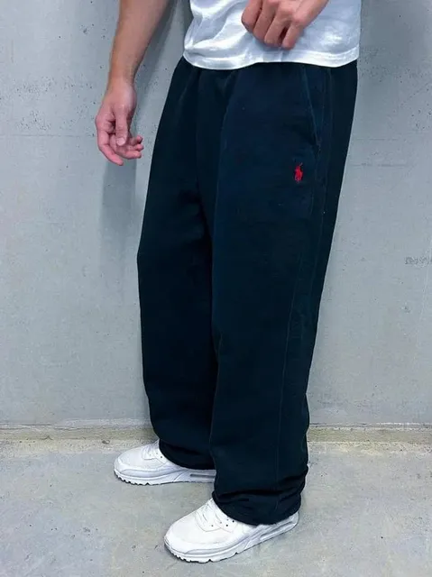 Polo Ralph Lauren Classic Fit Sweatpants Navy with Pony Logo