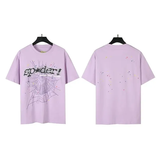 Sp5der Graphic Tee Spiderweb Print