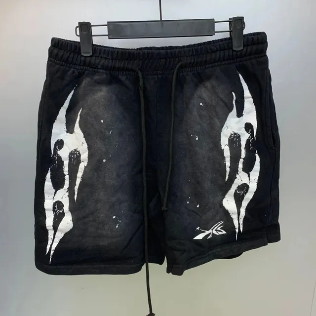 Kith Graphic Sweat Shorts Flame Print