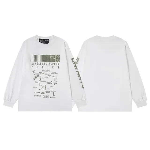 Enfants Riches Déprimés Long Sleeve Tee Genèse et Diaspora Print