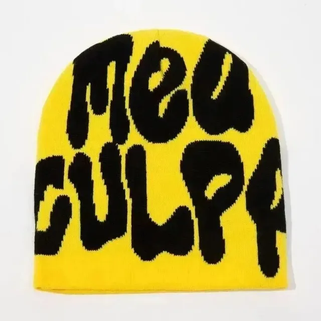 Amiri Knit Beanie MEGACULPA Logo