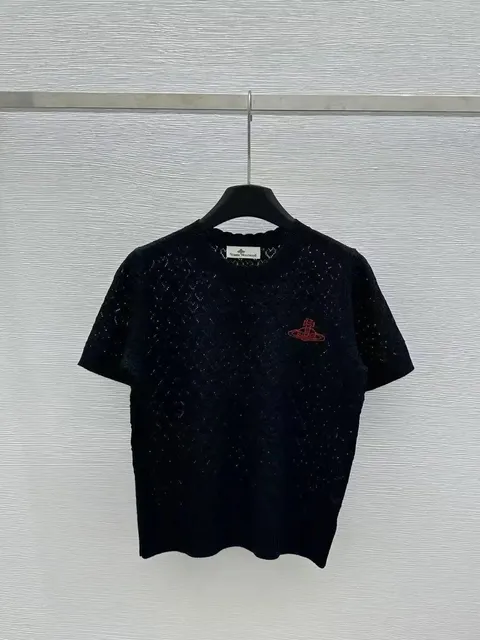 Vivienne Westwood Knit Top Orb Logo Embroidery