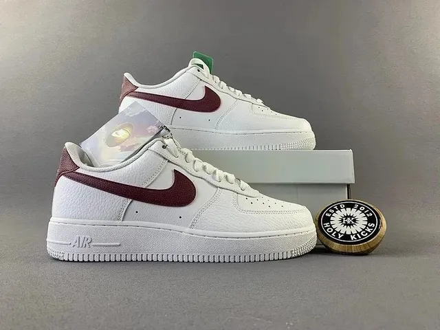 Nike Air Force 1 Low Burgundy Swoosh