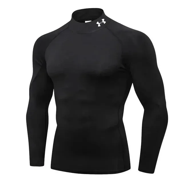 Under Armour HeatGear Compression Shirt Solid Black