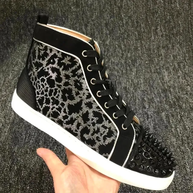 Christian Louboutin Louis Junior Leopard Spike
