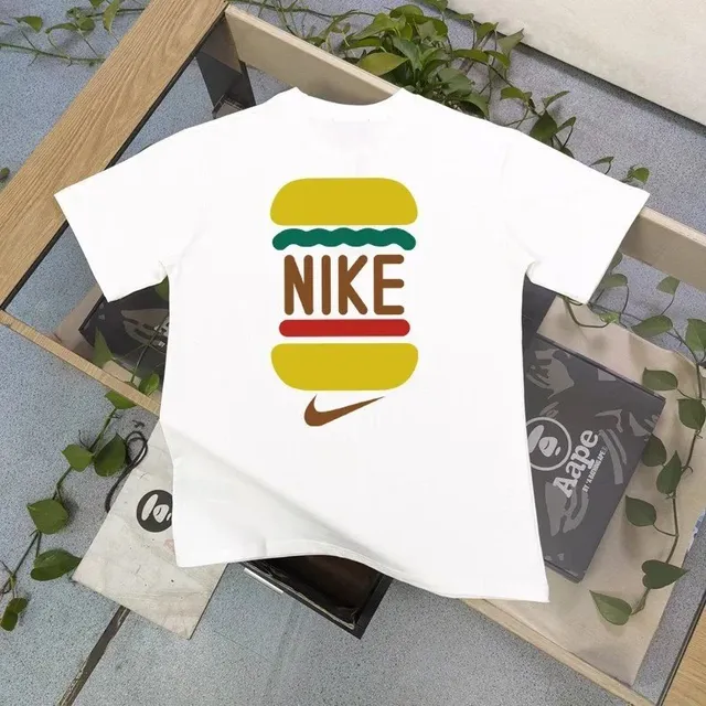 Nike × BAPE Graphic T-Shirt Hamburger Print