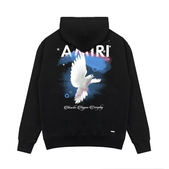 Amiri Hoodie Dove Graphic