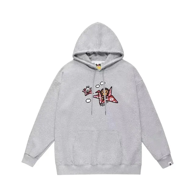 BAPE Hoodie Origami Ape Print