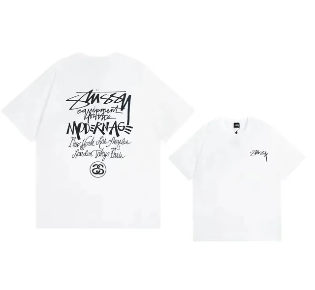 Stüssy Graphic Tee Modern Age Print