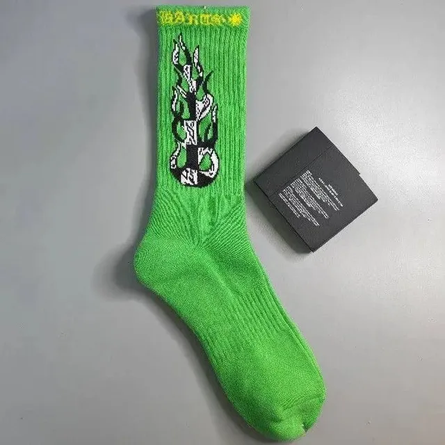 Corteiz Flame Print Socks