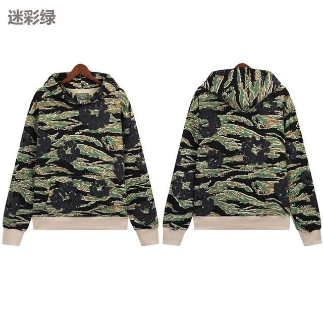 BAPE Shark Hoodie Tiger Camo