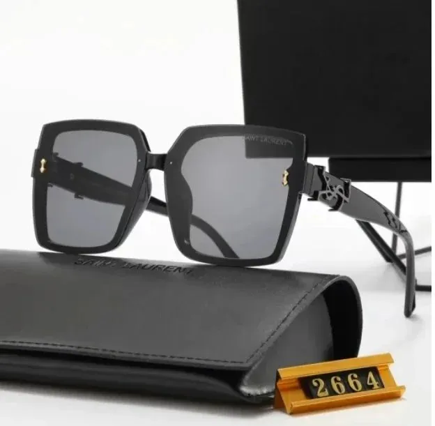 Saint Laurent Square Sunglasses Gold Hardware