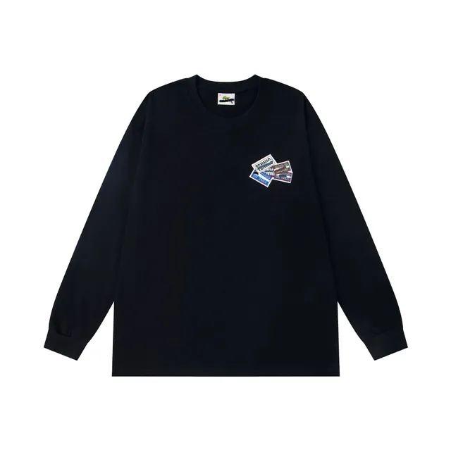 Lacoste Long Sleeve Tee Sticker Patch