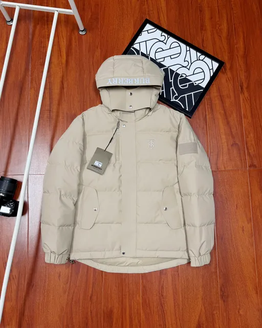 Burberry Puffer Jacket Monogram Hooded