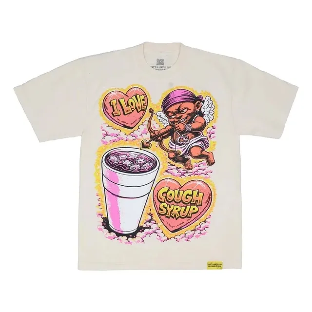 An Awful Lot of Cough Syrup Graphic Tee Cough Syrup Cupid