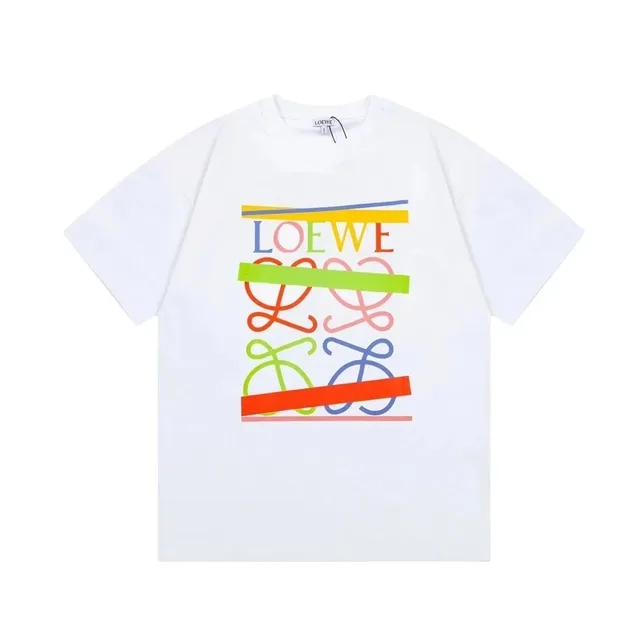 Loewe Graphic T-Shirt Multicolor Logo Print