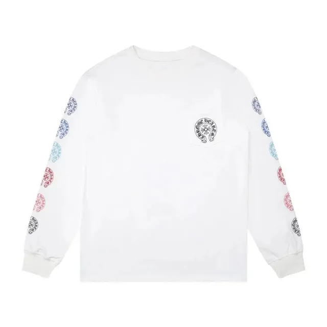 Chrome Hearts Long Sleeve Pocket Tee Multi-Logo Print