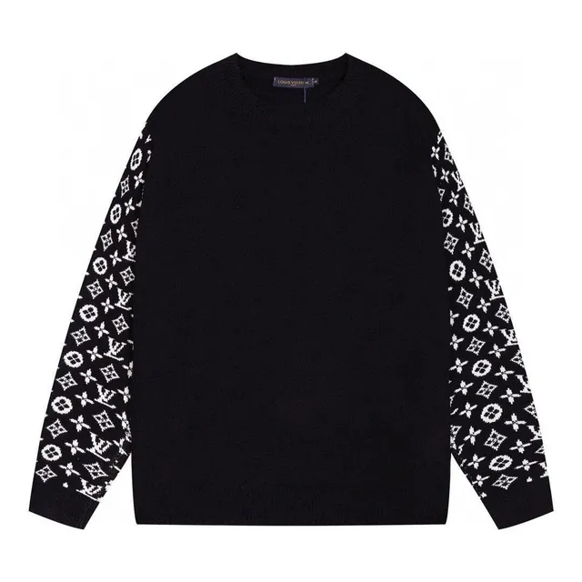 Louis Vuitton Knit Sweater Monogram Sleeve