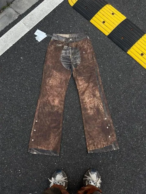 AC27—FW25 dirty重工西部错视喷墨仿旧排扣