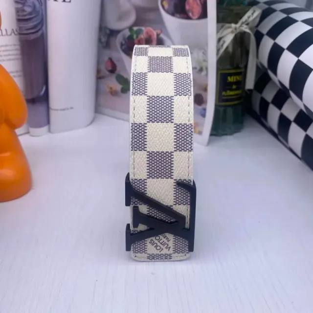 Louis Vuitton LV Belt Damier Azur