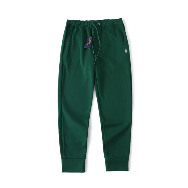 深绿色长裤