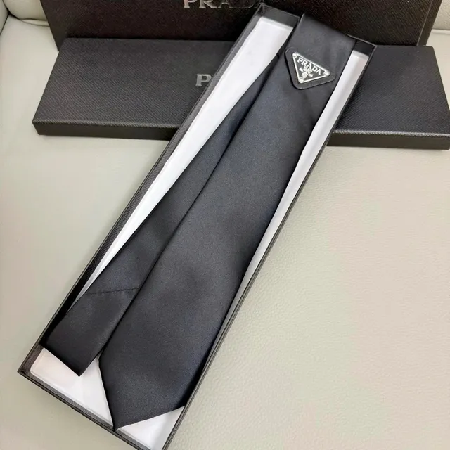 Prada Necktie Triangle Logo