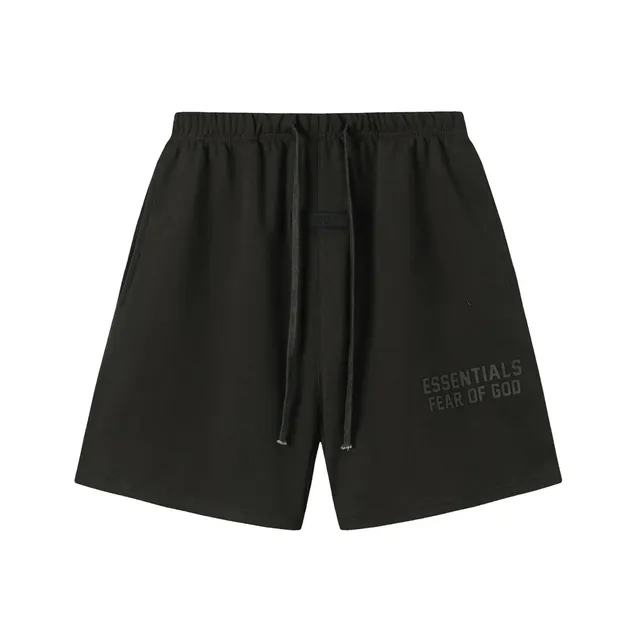 Fear of God Essentials × Fear of God Essentials Shorts Black Logo