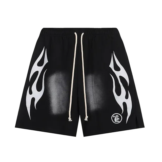 Hellstar Flame Print Shorts