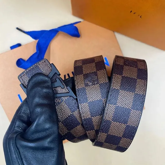 Louis Vuitton Reversible Belt Damier Ebene