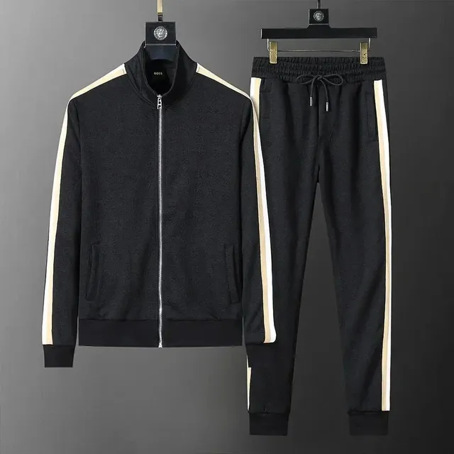 Hugo Boss Track Suit Monogram Stripe