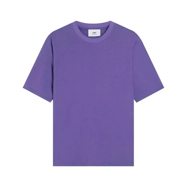 AMI Paris Cotton T-Shirt Heart Logo