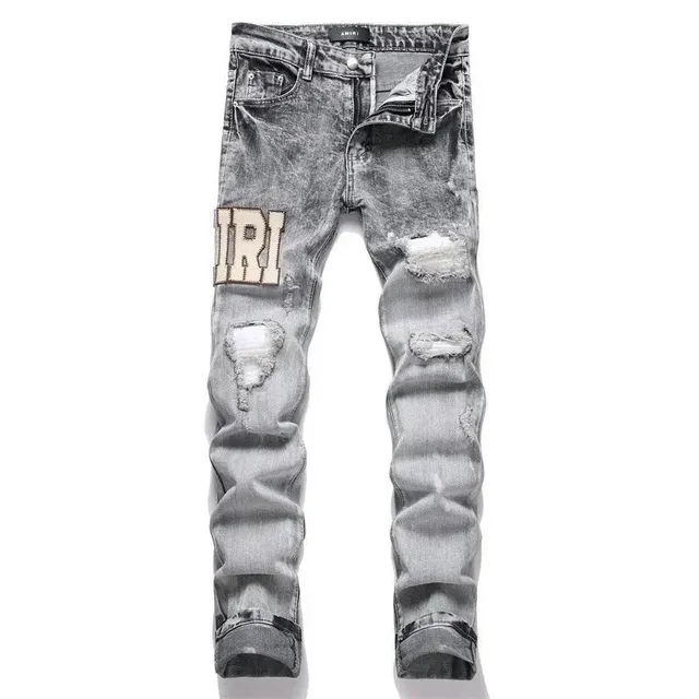 Amiri Distressed Jeans IRI Patch