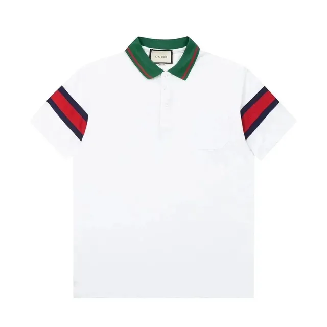 Gucci Polo Shirt Web Stripe Sleeve