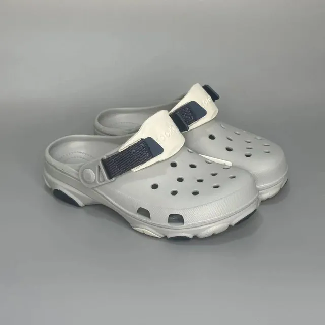 Crocs Classic Clog White/Navy Strap